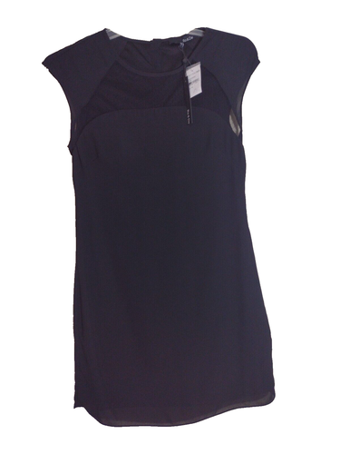 RO & DE Black Dress, Sz Small  Lace front detail NEW Anthropologie - Picture 1 of 11