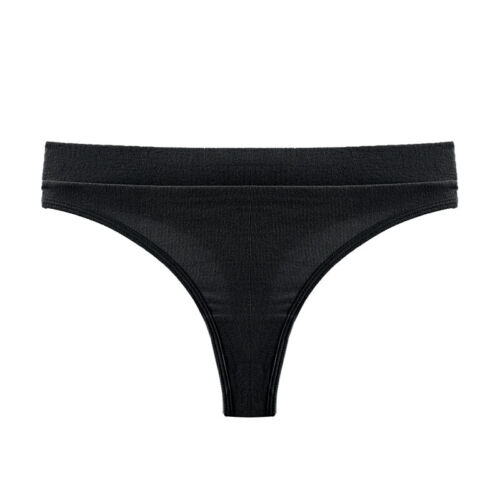 1 Pack Womens Underwear Stretch G-String Thong Knickers High Cut Lingerie Briefs - Picture 8 of 27