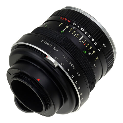 Fotodiox Pro Lens Adapter for Rollei 6000 Series Lenses to Nikon F-Mount Camera - Picture 4 of 7