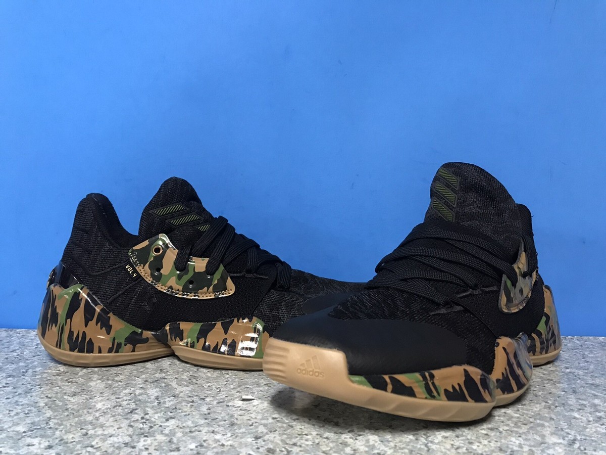 Adidas Harden Vol Black CAMO Sz Mens Womens EF1259