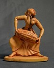 Ancient Sri Lankan Mulkirigal drummer  Handmade Fiber Glass Figurine