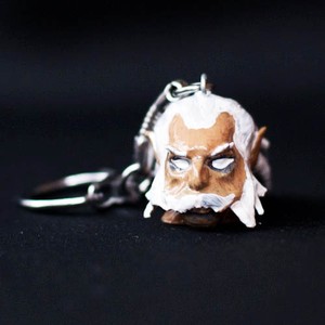 Details About Zeus Lord Of Heaven Hero Dota 2 Game Keychain Hand Painted Charm Zuus