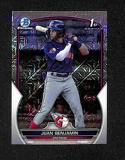 2023 Bowman Chrome - Prospects Juan Benjamin 1st #BCP-151 Mojo Refractor (RC)