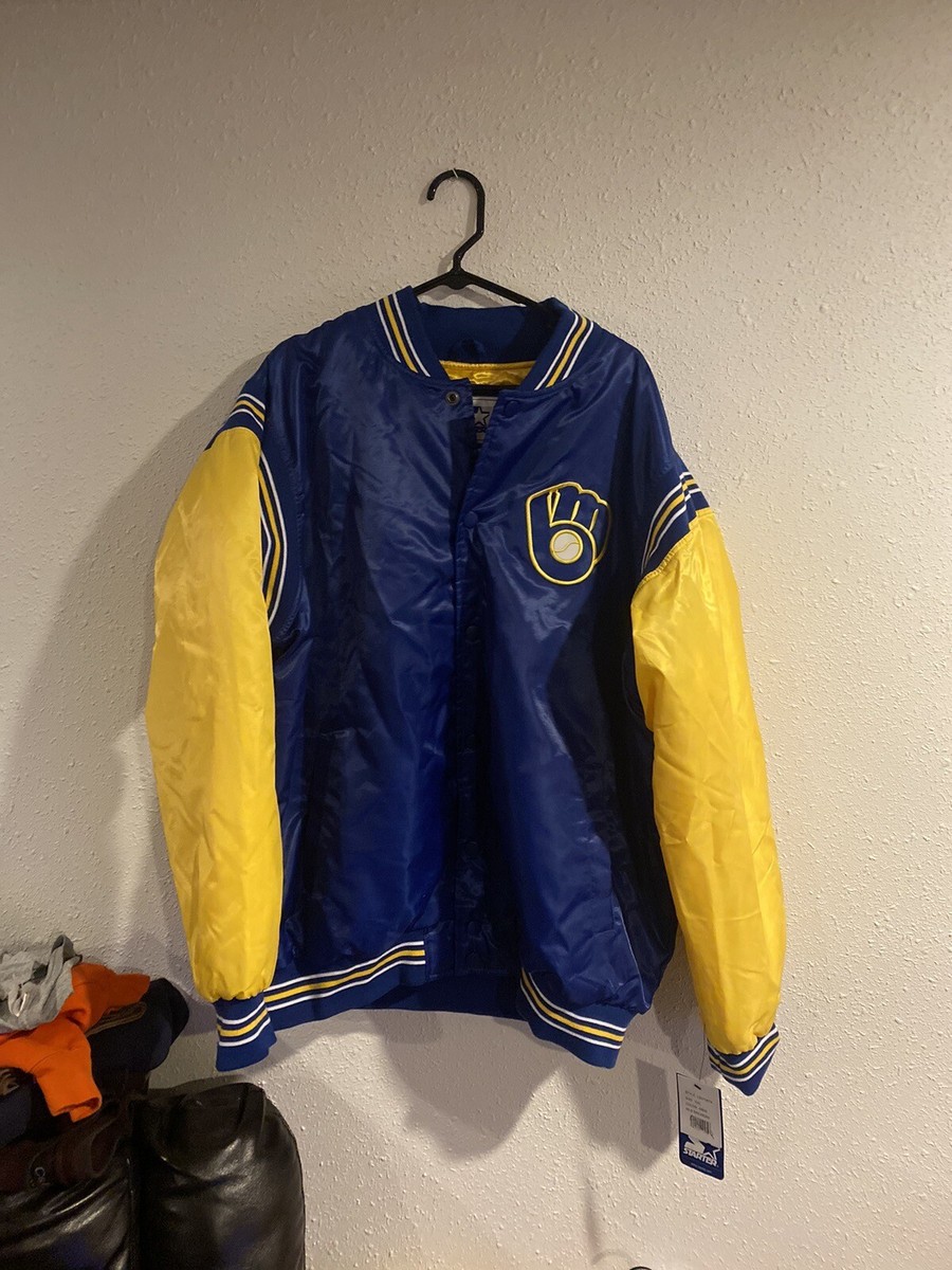 STARTER　ブリュワーズ　スタジャン　MLB BREWERS　サイズXXL STARTERブリュワーズスタジャンMLB BREWERSサイズXXL