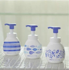 Biore u Foaming Hand Soap 8.5oz Cobalt Blue Arita ware style design with refill