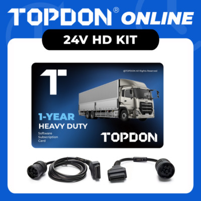 2025 TOPDON 24V HD Kit 1-YEAR Software Update Card Activation Phoenix Smart /Max