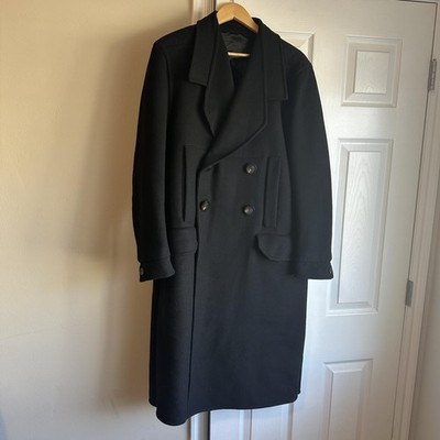 Rick Owens【美USED】チェスターコート 48 ロングテーラードJKT Rick Owens Officer Coat Black Size IT 48 New W Tags Double