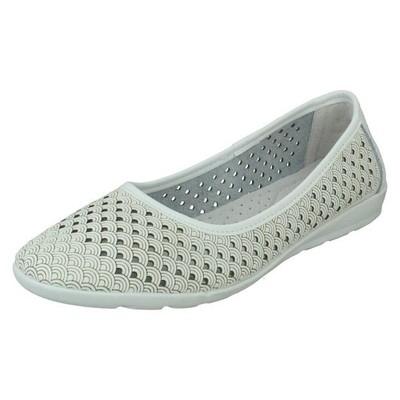 Damen Eaze Synthetik Slipper Freizeit Ballerina Schuhe