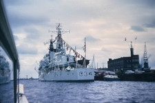 HMS Lion C34 Royal Navy 1960s Original 35mm Film Slide