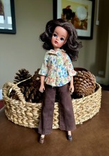 Hard Head Sindy Doll Wearing Coffee Morning Outfit 