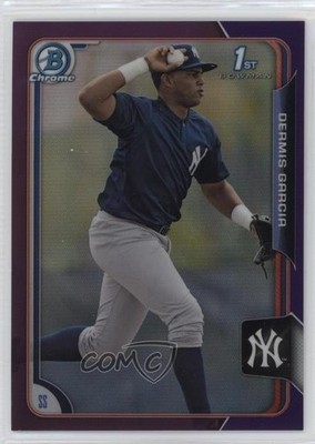 2015 Bowman Chrome Prospects Purple Refractor 74/250 Dermis Garcia #BCP13 uk2