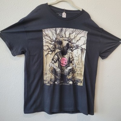 NWT Men's Graphic Art Gus Fink Studios Just Have Alot Going On In My Head  XL T
