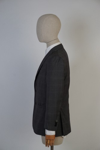 Boglioli K.Jacket Suit 46 IT 36 US Check Virgin Wool Unlined Lightweight - Picture 5 of 23