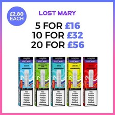 Hawcos x Lost Mary Crystal Pro Pods Replaceable Pre-Filled | 2Pk | 20mg | 2ml