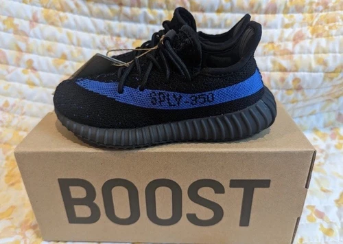 Yeezy Boost 350 V2 Kids Dazzling Blue GY7165 Size 10.5 k
