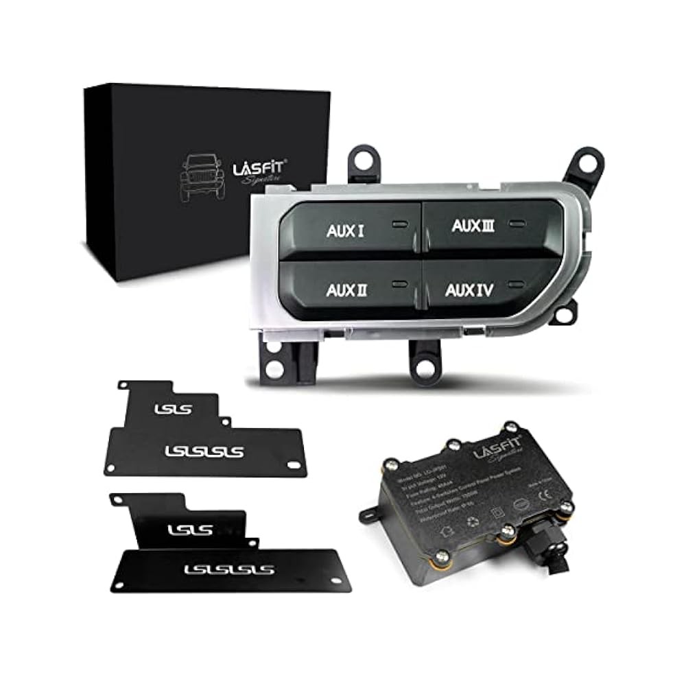 スイッチライト Raxiom Jeep Wrangler LED Lighting Switch Kit LLLSWK-0901