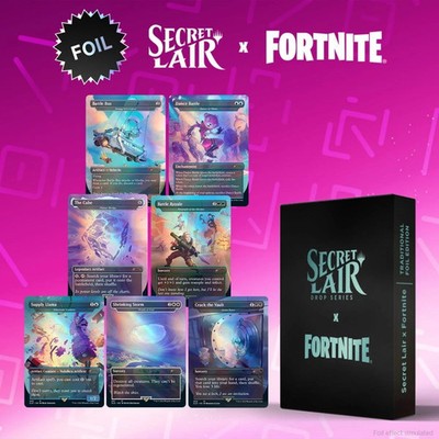 MTG FOIL SECRET LAIR x Fortnite DROP SLD 2022 Magic the Gathering