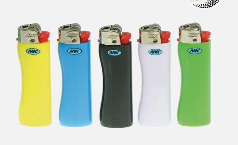 5 Ct MK GRIP  HUE Color Big Full Size Lighters Refillable  Lighter