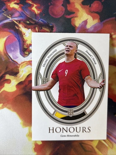 2023 Futera Unique Erling Haaland Honours Game Memorabilia Jersey Patch /25