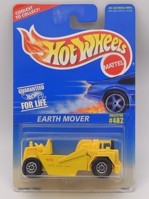 Hot Wheels 1996 Mainline 16053 - CAT Earth Mover - Yellow - China
