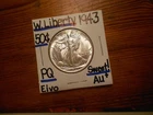 1943 Walking Liberty Silver Half Dollar AU+ TERRIFIC!!!! PQ!!!! LOOOOOOOOOK!!!!!