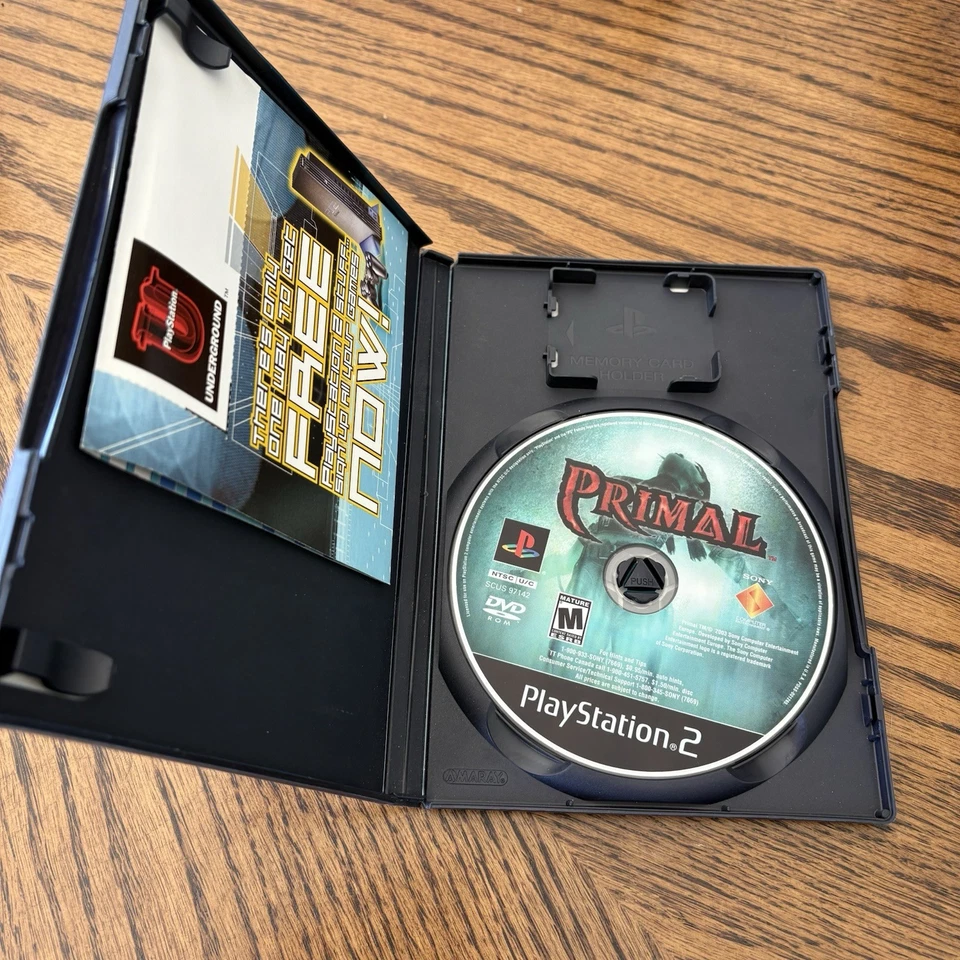 Primal (Sony PlayStation 2) PS2 Tested w/ Insert No Manual - Image 3 of 3