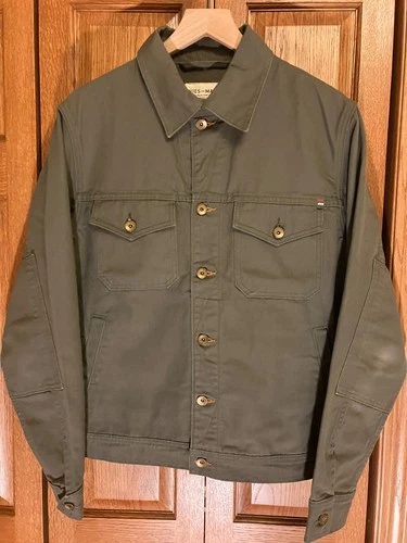 Wies Made 12oz Olive Cotton Duck Artcher Jacket Size Large RARE - product listing photo