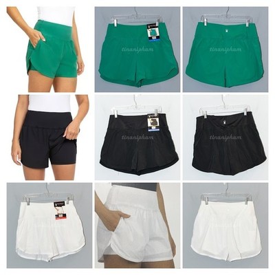 Spyder Women's Woven Short in black , green , white