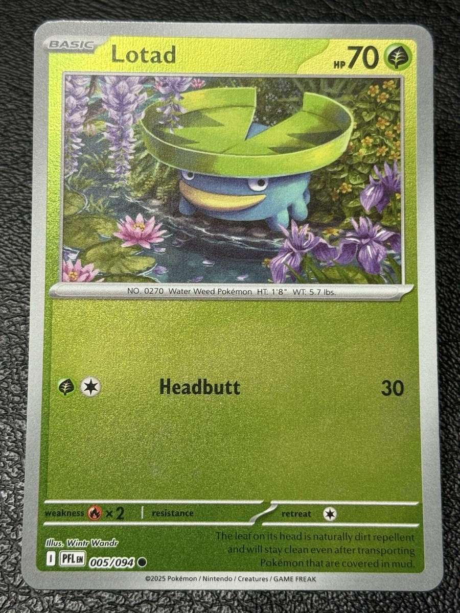 lotad pokemon card value Pokemon - Mega Evolution - Inferno X - Lotad main image 0