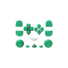 PS5 Controller Mod Kit Matte Green Buttons Custom Repair Parts Set