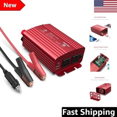 Versatile 500W Power Inverter for Laptops & Appliances with Smart USB Ports