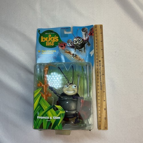 Disney Bugs Life FRANCIS and SLIM Action Figure Set 2-Pack 1998 Pixar 5-inch New - 第 4/7 張圖片