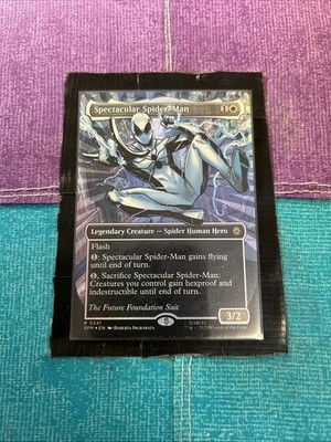 Spectacular SpiderMan Borderlss TEXTURED FOIL 0241 NM MtG Magic SPM Marvel Spidr