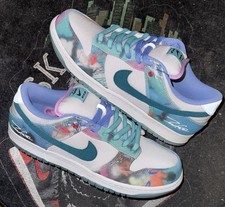 Nike Futura Laboratories x Dunk SB Low Bleached Aqua for Sale