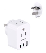 US to Australia New Zealand Type I Power Plug Adapter Travel Charger Converter
