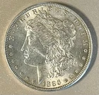 1886 Morgan Dollar BU Uncirculated Mint State 90% Silver $1 US Coin Collectible