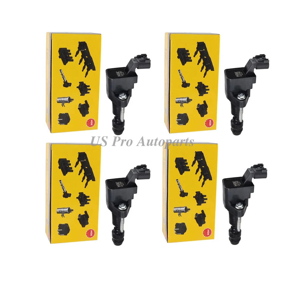 4 pcs OEM NGK Ignition Coil 12589623 For Chevrolet Cobalt Equinox Buick Regal - Изображение 3 из 4
