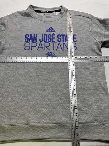San Jose State Spartans Fußball Adidas Team ausgestellt Crew Sweatshirt Herren Large - Bild 6 von 12