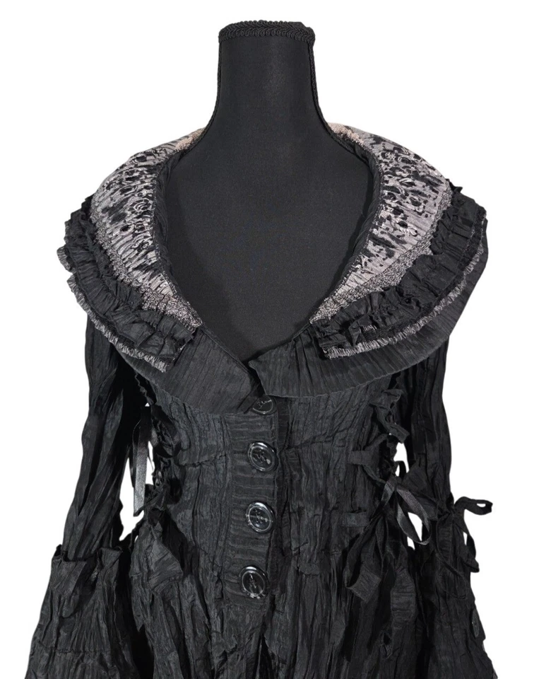 Vestido Abrigo DE COLECCIÓN MY DESIGN PARIS Gótico Victoriano Lolita EGL Eduardiano Avant Garde Foto 2 de 4