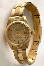 ROLEX WATCH LADIE'S 18K YELLOW GOLD DATEJUST AUTOMATIC 7