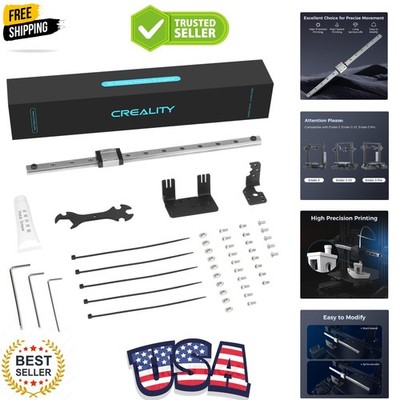 Official Ender 3 Linear Rail Kit X-axis Rail Guide 12.6'' Length with Mount Br...