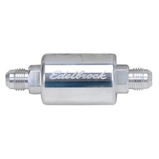 Russell Fuel Filter 650140 Competition 40mic Stainless Polished -06an Male