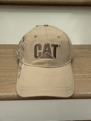 CAT Kelly Tractor Khaki Hat With Marlin Embroidery NWT