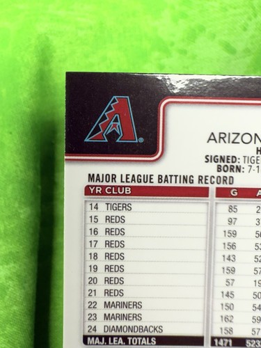 Eugenio Suarez - Prizm Refractor - 2025 Topps Chrome #48 Arizona Diamondbacks - Picture 9 of 10