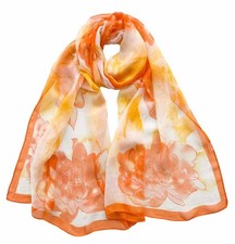 Scarfs for Women Lightweight Fashion Floral Printed Scarves Neck Scarf Sunscr...