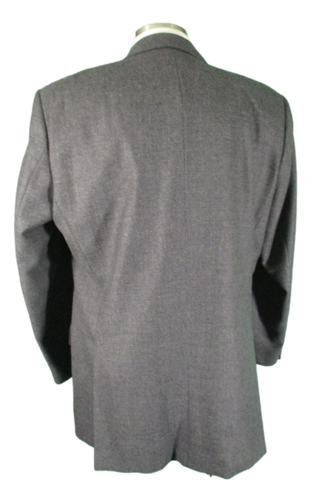 Hugo Boss Scorsese Movie Mens Gray 3 Btn Flannel Wool Suit 46L thumbnail 2