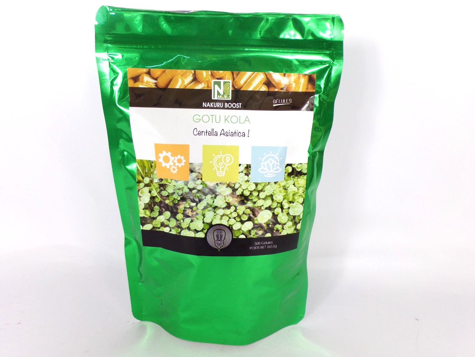 Centella Asiatica Gotu Kola Nakuru Boost 500 gélules complément alimentaire circulation mémoire