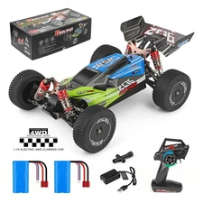 WLtoys 144001 Racing RC Cars,1:14 Scale High Speed Remote Control Car (Green)