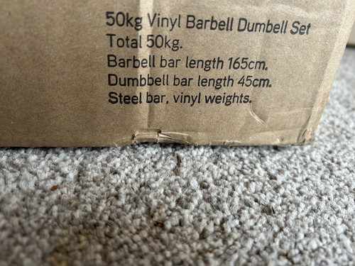 Opti Cast Iron Dumbbell & Barbell Set (50 KG) - Picture 3 of 4