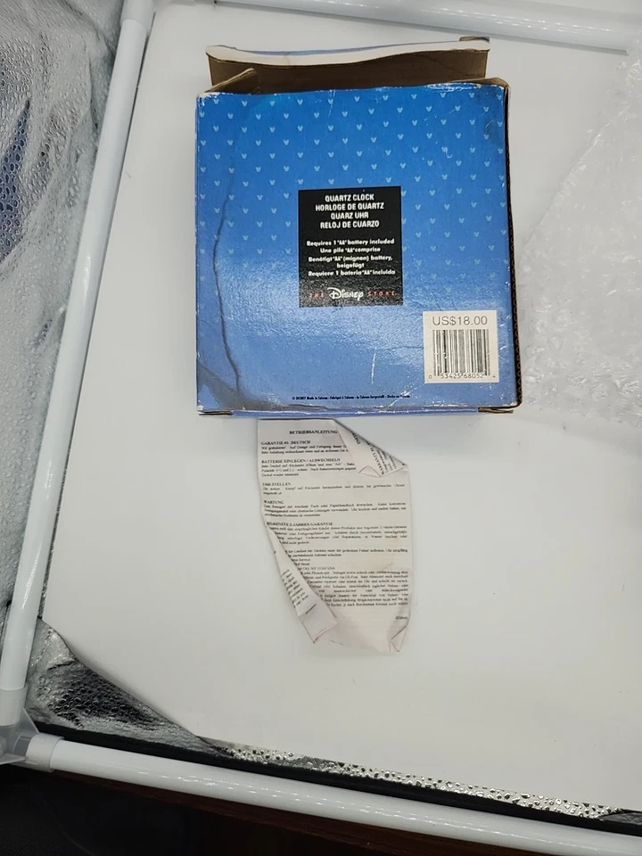 "Reloj vintage de 5,5"" Disney Goofy retroceso años 90 funcionando probado" Foto 4 de 4